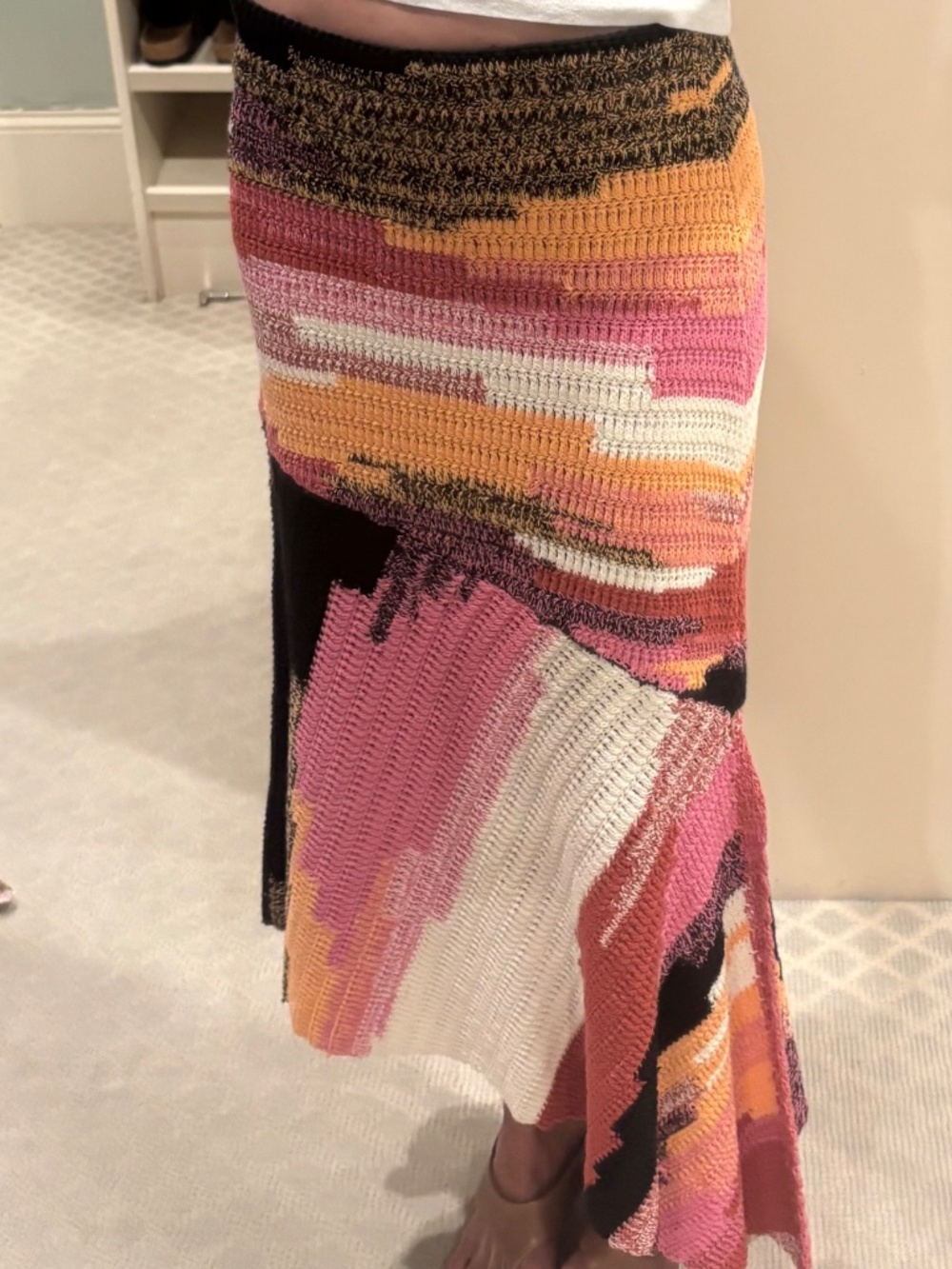ALC Knit Crochet Sweater Skirt XS - Picture 7 of 11